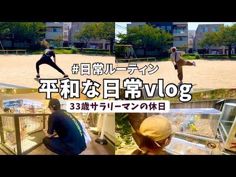 【vlog#28】休日vlog/33歳サラリーマンの日常/丁寧な暮らし/平和な休日/ルーティン/スローライフ/Daily life in japan🇯🇵