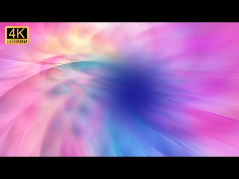 4K Mesmerizing Colorful Lights | Background Screensaver Animation with Neon Lights Pink Purple Blue