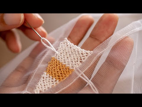 V Neck Embroidery Bridging | Tutorial for Fashionable Dressmaking