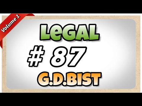 # 87 | 110 wpm | Legal | G.D.Bist | Volume 1