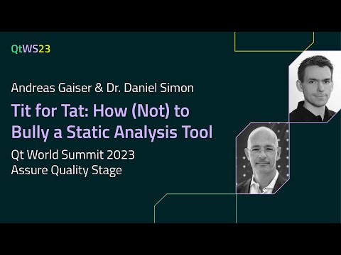 Tit for Tat: How (Not) to Bully a Static Analysis Tool with Andreas Gaiser & Dr. Daniel Simon