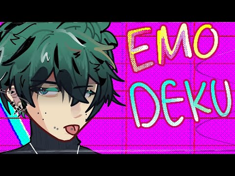 EMO DEKU | BkDk MIDDLE SCHOOL - FUTURE AU | Tattoo Artist Deku AU |