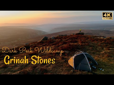 Peak District solo wildcamp Grinah Stones via the Upper Derwent Valley (& cabin hunting 😃)