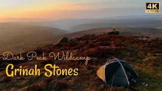 Peak District solo wildcamp Grinah Stones via the Upper Derwent Valley (& cabin hunting 😃)