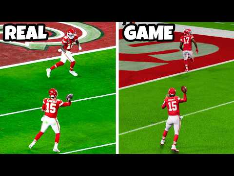 Recreating 1 Iconic Mahomes TD From Every Year (17-24)