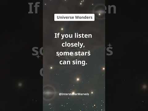 Stars Sing: Hear Their Unique Songs!#Space Stories #CosmicMysteries #Astrophysics #shorts