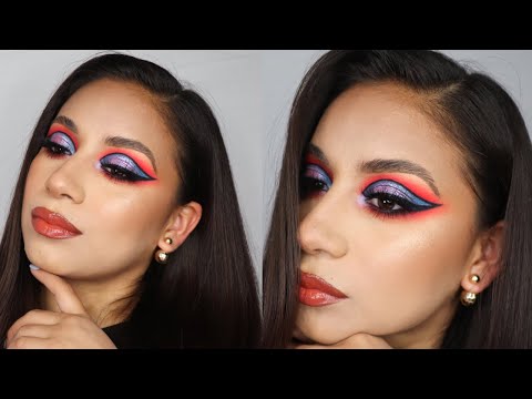 COLORFUL CUT CREASE GLAM | Aredi Zavala