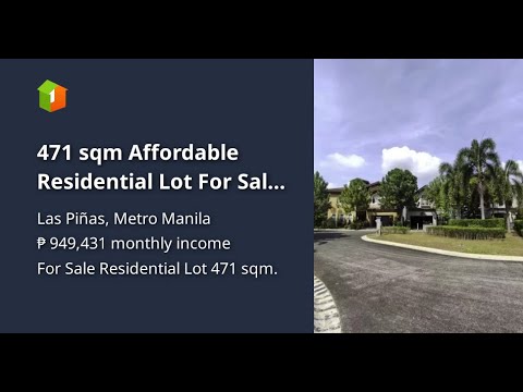 471 sqm Affordable Residential Lot For Sale in Las Pinas