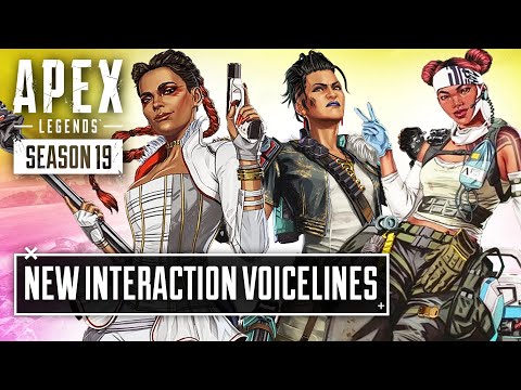 NEW Lifeline Loba and Mad Maggie Interactions - Apex Legends Season 19