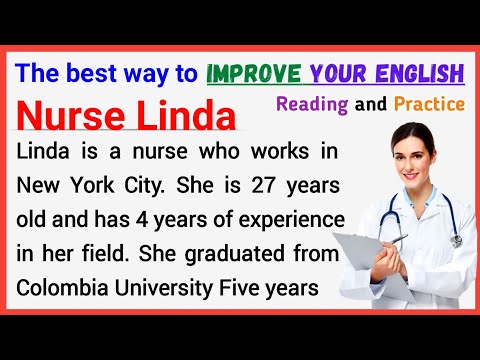 Nurse Linda | Reading practice | learning English speaking | listen and practice