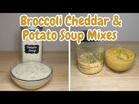 Homemade Broccoli Cheddar & Potato Soup Mixes