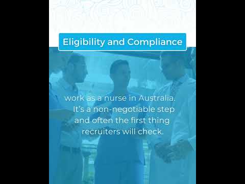 Why is registration important for nurses to work in Australia? Watch this! #shorts #australia #nurse