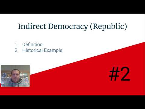 EOC Review: Indirect Democracy