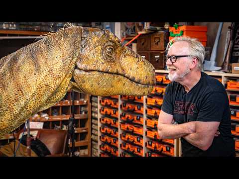 Adam Savage's Dino Build: Wearing the Raptor Costume! (Ep 5)