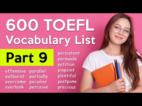 600 TOEFL Vocabulary - Part 9 | Useful Words