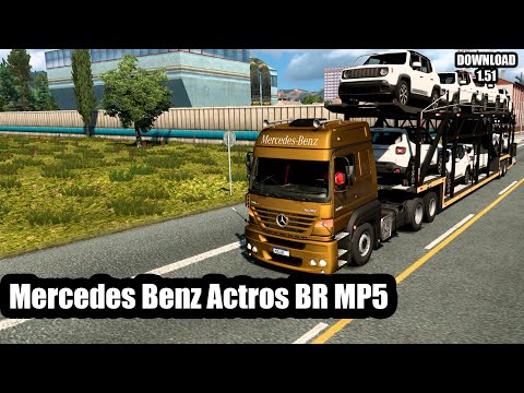 Mercedes Benz Actros BR MP5 - Mod Euro Truck Simulator 2 1.51 #58