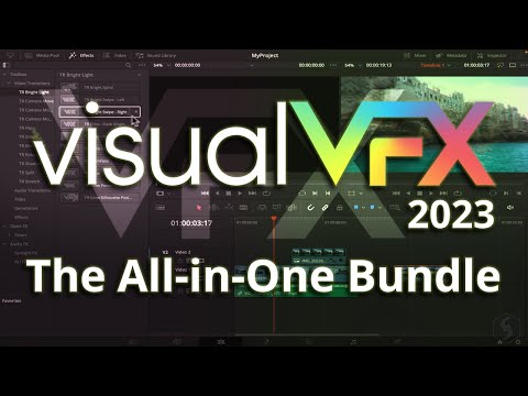 VisualVFX - All in One Bundle for DaVinci Resolve [ 2023 ]