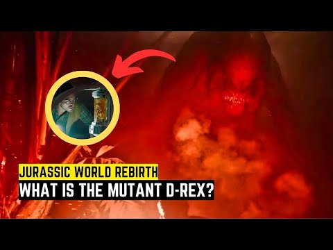 What Is The Mutant Dinosaur In Jurassic World Rebirth? | D-Rex #jurassicworldrebirth