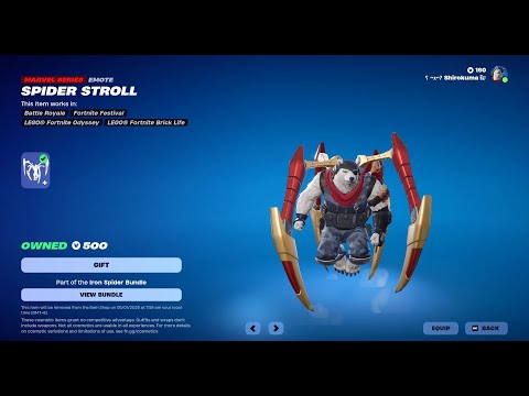 How Many Spiderman? YES! - Fortnite Emotes (Jan 2 2025)