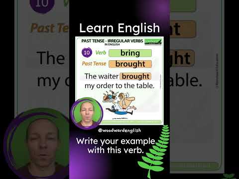 Past Tense of BRING in English ✅ English Pronunciation of BROUGHT