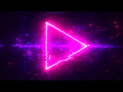 Cyberpunk Hi-Tech Glitch Neon Arrow Animation Background video | Footage | Screensaver