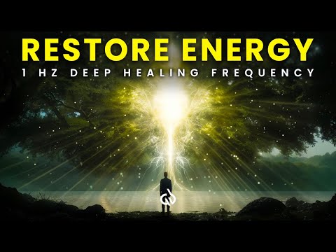 Deep Healing Starts in 5 Minutes! 1 Hz Binaural Beats for Energy Restoration