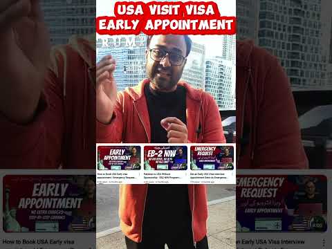 How to get USA Visa Early appointment #usavisa #usainterview