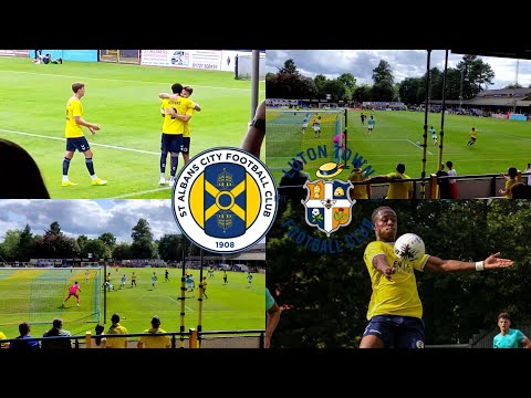 SAINTS IN GOOD CONDITION AHEAD OF CHARITY CUP FINAL NEXT WEEK! | ST ALBANS CITY VS LUTON TOWN VLOG