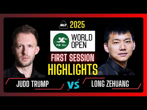 Judd Trump vs Long Zehuang First Half Highlights | Weide Cup Snooker World Open 2025 | #snooker2025