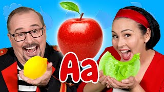 Fruit and Vegetables - So Yummy! | Phonics Song for Kids | Learn the Alphabet & ABCs