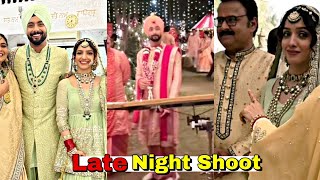 Late Night Shoot Behind The Scene Ranbir Meghla Wedding | Iss Ishq Ka Rabb Rakha | Fahmaan Khan