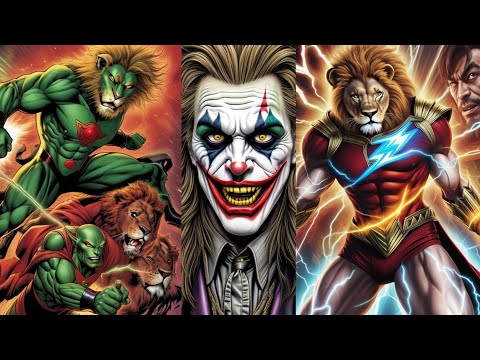 AVENGERS but SUPER LION 🦁 🦁 🔥 All Characters Marvel &🔥 DC 2025 All