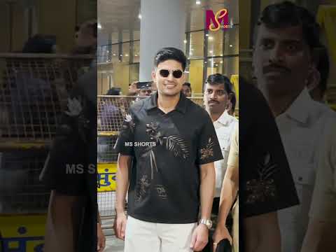 India Vice Captain Shubman Gill🔥Arrival In Mumbai Airport | #shubmangill #captain #viarl