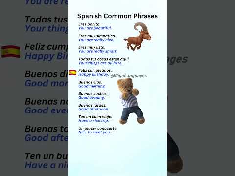 Spanish Common Phrases Part 13 #LearnSpanish #SpanishPhrases