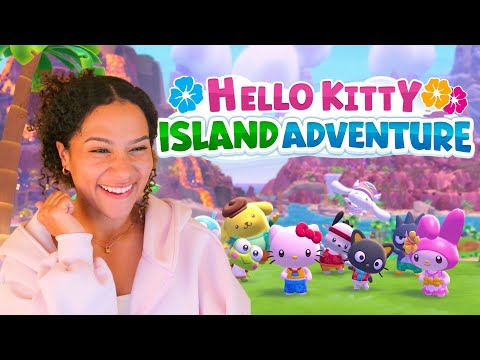 HELLO KITTY ISLAND ADVENTURE!🎀🌴 the cozy game i've been yelling about for a year!!