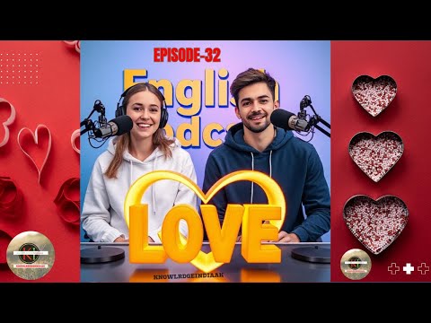 📢 Learn English with Podcast - Episode 32 | The Language of Love ❤️ 🎙️@knowledgeindiaAK