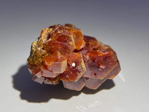 Gem Vanadinite Crystals, Mineral Specimen from ACF Mine, Mibladen, Morocco