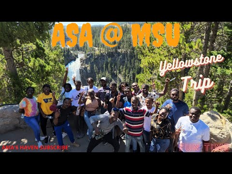 Our One Trip to Yellowstone National Park| Inside Vlog| African Students @montanastateu