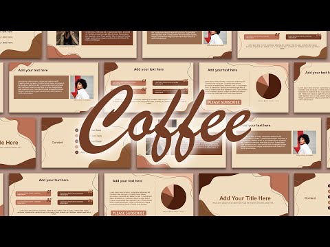 Coffee Powerpoint Template | Animated Slide | Aesthetic PowerPoint Presentation | FREE TEMPLATE