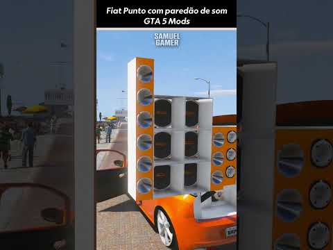 Fiat Punto com Paredão de Som | GTA 5 #shorts #gta5