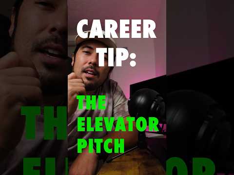 Career Tip - Get a good elevator pitch! #jobsearchsuccess #careeradvice #jobsearch #careerguidance