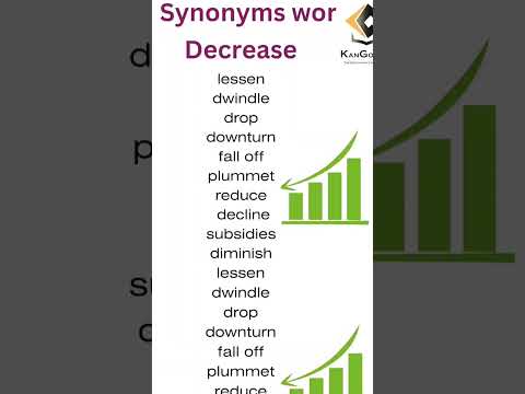 📽️🎥 SYNONYM WORDS FOR Decrease - IELTS BAND 9 || IELTS WRITING & SPEAKING VOCABULARY