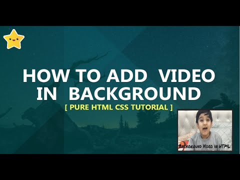 HTML | LEARN CSS  | Background video IN CSS |CODING FOR KIDS | AARISH BABBAR