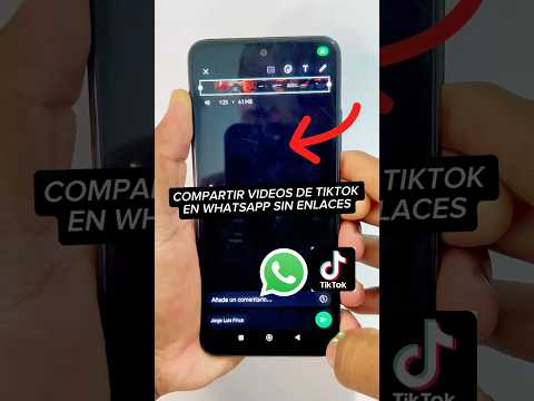 Cómo compartir videos de TikTok en WhatsApp sin enlaces