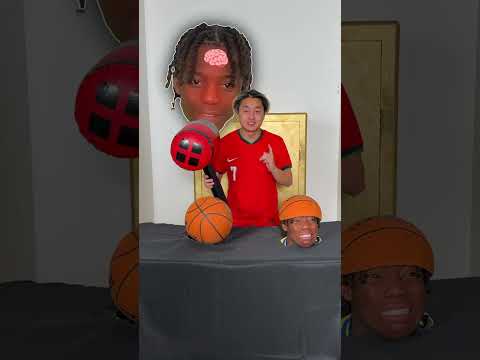 Which one is the real basketball?