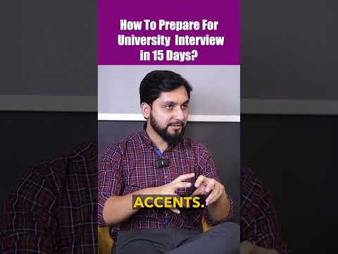 IELTS - How to prepare for University Interview in 15 Days?🤥