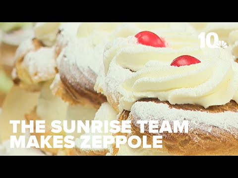 The Sunrise Team learns how to make Zeppole