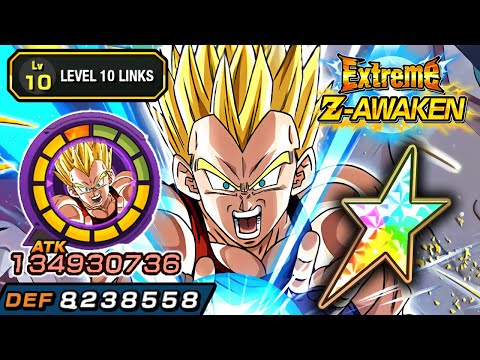 100% EZA INT SSJ GT VEGETA LEVEL 10 LINKS SHOWCASE!!! Dragon Ball Z Dokkan Battle