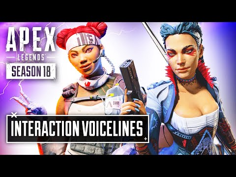 *NEW* LIFELINE LOBA and REVENANT Interactions - Apex Legends Season 18