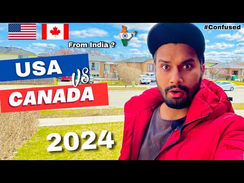 CANADA vs USA in 2024 🇨🇦 Best to Move & Study ? 🇺🇸